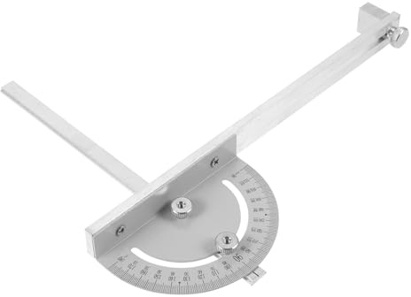 FRCOLOR Mini Electric Table Saw Accessories with Miter Gauge for Woodworking Compact DIY Angle Tool for Home Use Lightweight Portable Design for Creating