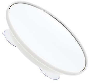 BATHVEVE Espejo de Maquillaje con Ventosa Aumento para Baño y Dormitorio Espejo Cosmético Antivaho de Instalación y Práctica para Mujeres