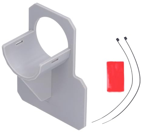 Support de Tuyau de Piscine Almeigrity, Fixation pour Tuyau d'eau avec Serre-câble, Compatible avec Les piscines (Grise)