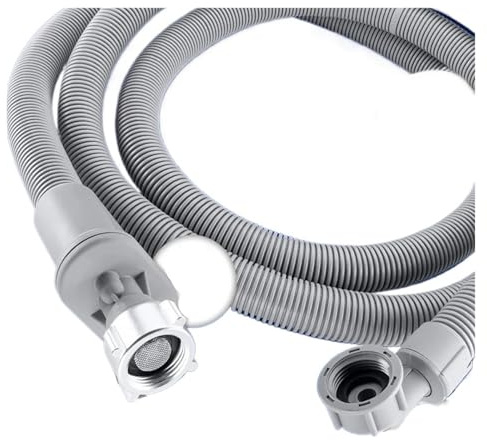 A29R Style Inlet Hose For Washing Machines And Dishwashers, 2.5M Length With 3/4 Inch Fittings And Leak Protection