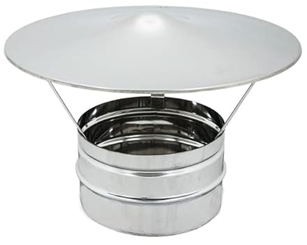 ZINCO GROUP 19100i Chapeau Chinois à paroi Unique pour cheminée