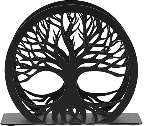 iplusmile Porte-Serviettes de Table, Support de Serviettes en Papier avec Façon d'arbre et d'Oiseau Creux, Distributeur de Mouchoirs en Papier pour Table à Manger, Comptoir de Cuisine et Salon