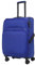 ABISTAB erweiterbar Weichschalenkoffer mittelgroß 68x43x26cm - Stoffkoffer Trolley, Reisekoffer mit 4 Rollen & TSA Schloss, Handgepäck Koffer, Blau