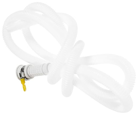 Tuyau D’évacuation pour Climatiseur 4m Blanc en Pvc, Flexible | Tuyau Condensat Clim, Tube Climatiseur, Ambiance Estivale, Accessoire pour Unité de Fenêtre et Split