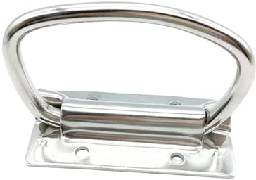 BAOPUSHIDAJILI Metal Handle Folding Handles Cabinet Handles Drawer Handle Decorative Box Folding Handle Loaded Box Handle Flight Case Handle for Toolbox Storage Boxes Replacement