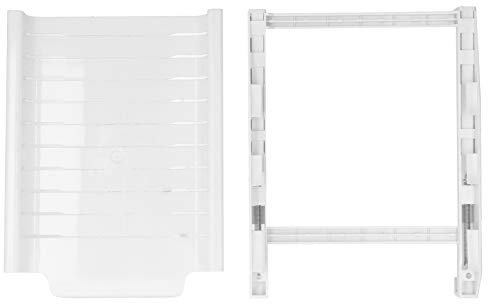 Tyenaza Bacs de rangement pour réfrigérateur, support de rangement pour réfrigérateur, tiroir coulissant, conteneur pour réfrigérateur, organisateur de nourriture, fournitures de