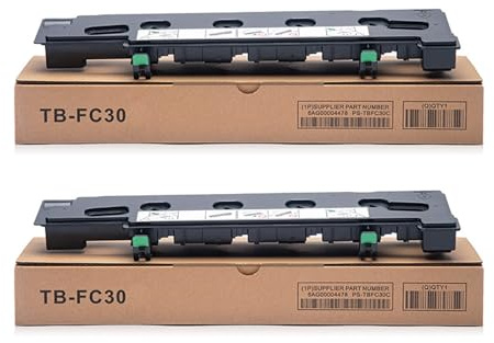 OGOUGUAN CAIDI Réservoir de Toner Usagé Compatible en Remplacement de TB-FC30 TBFC30 pour Imprimantes Toshi-ba E-Studio 2050C 2051C 2500AC 2510AC 2550C 2551C 3015AC 3505AC (2 Packs)