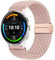 OUTPUTBT 20mm Tresser Magnétique Bracelet pour Garmin Vivoactive 5/3/3 Music Quick Release Nylon Coton Bretelles pour Vivomove 3 Venu/Venu 2 Plus/Venu Sq Music/Sq 2 Music/Trend/Sport Femme Homme
