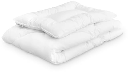 Ehrenkind® Kinder-Steppbetten-Set Baumwolle | 100% nachwachsende Rohstoffe | Kinder-Decke + Kissen | Standard 100 by Oeko-TEX | Decke 100x135 cm Kissen 40c60 cm