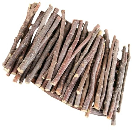 TOYANDONA 200g Bâtonnets à Mâcher pour Petits Animaux Jouets Enrichissement pour Hamsters Lapins Et Chinchillas Aides à Usure des Dents Et du Stress