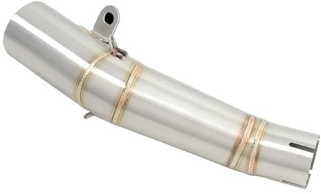 AEIOUPMMA Sistema di Scarico per Moto modificato, Collegamento Intermedio del Tubo, marmitta da 60 mm per Yamaha YZF R6 YZF-6R 2006 2007 2008 2009-2023