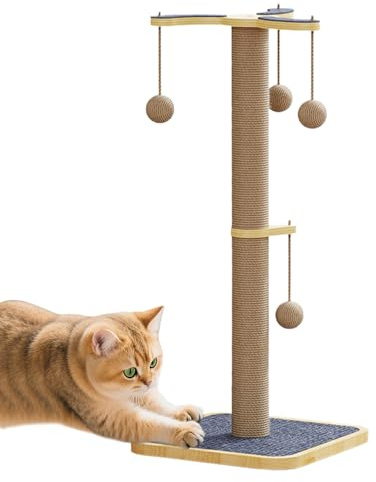 | Kratztonne Mit Sisal | Klettermöbel Katzenspielzeug Zur Beschäftigung Für Boden Sofa Und Wand