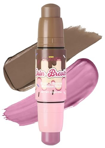 UCANBE 2-in-1 Blush & Bronzer Stick Creme Rouge | Multi-Use Makeup Stick für Wangen. Hochpigmentiert, leicht zu verblenden, vegan & reisefreundlich (01 Lavendel)