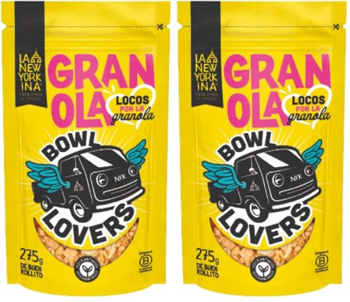 La Newyorkina Granola Bowl Lovers 275g Con Sirope de Agave (Paquete de 2)