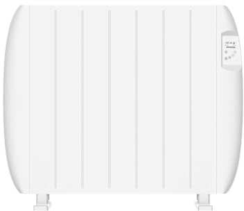 Konvektor Heizung 1500W, Elektroheizung mit LCD-Display, Frostwächter & Kindersicherung, Wandmontage & Bodenstand, Weiße Elektroheizkörper für Wohnzimmer & Schlafenzimmer
