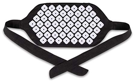 Kanjo Premium Acupressure Belt - Lightweight on-the-go Pain Relief - Relieves Back Pain - 100% Cotton Linen - Includes Carry Bag - Onyx