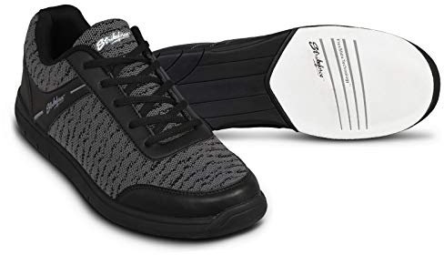 KR Strikeforce Scarpe da Bowling da Uomo Flyer Mesh, Acciaio Nero, 7.5 UK