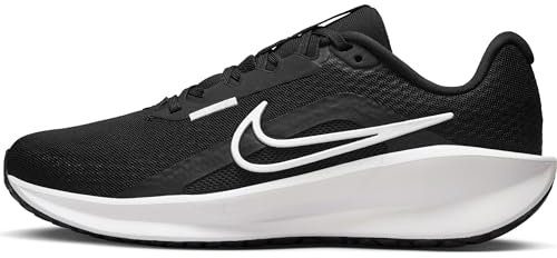 NIKE Downshifter 13, Sneaker Mujer, Black White Dk Smoke Grey, 38.5 EU