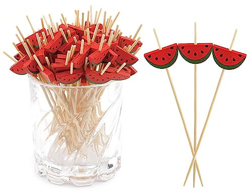 Pique Aperitif,Pic Brochette Bois,Pique Brochette Bois,Brochettes Cocktail Réutilisable,Brochette Bonbon,Decoration Cocktail,Pique Marshmallow,Bâtonnets De Fruits Fingerfood, Snacks, Déco Cocktail