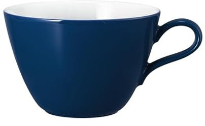 Seltmann Weiden Life Fashion Milchkaffeetasse 370 ml – Porzellan Tasse in Classic Blue – Spülmaschinenfest & Mikrowellengeeignet – Kaffeetasse für Café au Lait & Cappuccino