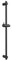Yocisun Barre de douche en acier inoxydable - 70 cm - Noire - Avec support de pommeau de douche - Pivotante à 360° et réglable - Avec fixations murales variables pour s'adapter aux trous de perçage