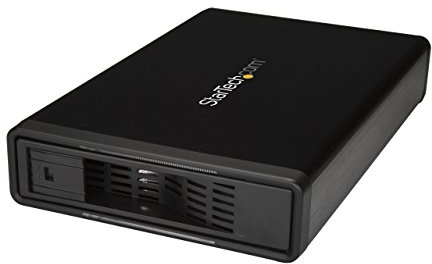 StarTech.com 3.5 External SATA Hard Drive Enclosure - Trayless - eSATA/USB 3.0 (USB 3.1 Gen 1) Hard Drive Enclosure w/UASP (S351BMU33ET)