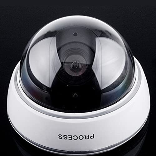Gefälschte Kamera, Dummy Sicherheits Dome Kameras, Dome Surveillance/Gefälschte Überwachungskamera mit simuliertem IR-Blinklicht für Home Security