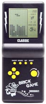 CZT - Juego de Consola de ladrillo con Pantalla Grande, diseño nostálgico clásico Integrado, 23 Juegos, Velocidad y dificultad Ajustable, Alimentado por 2 Pilas AA (no Incluidas)