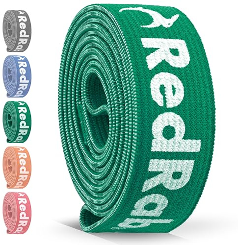 RED RAB Fitnessbänder Stoff - lang - Fitness Band einzeln oder im Set für Widerstandsbänder Krafttraining - reißfeste Resistance Bands, Klimmzug Bänder, Gymnastikband, Pull Up Band, Trainingsbänder