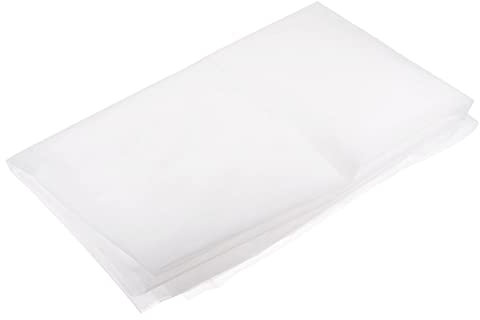 sourcing map Filtro de Malla de Nailon para Pintura 100 Micras, Hoja de Red Tejida, Tela Filtrante para Pintura, Elaboración Casera (39x50)