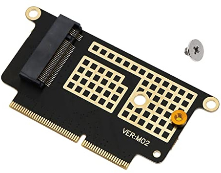 eMagTech M.2 NVME SSD Konverter Adapterkarte Latop Ersatzteile Kompatibel mit MacBook Pro A1708 2016-2017 Nicht berühren Leiste Version
