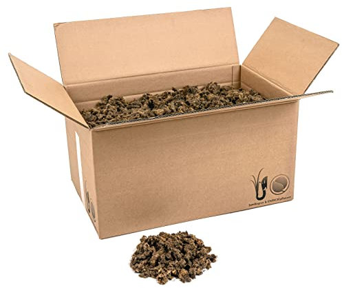 Schafwolle Öko-Dünger, Gartendünger für alle Pflanzen, 100% natur, unverpresste Nährstoff-Düngung für Gemüse, Blumen, Baum- und Strauchdünger (2 kg, Flocken, geschnitten)