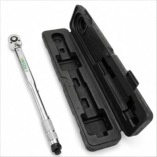 NRGDILY 1/4 Zoll Drehmomentschlüssel Auto, 5-25 Nm Torque Wrench 270mm lang für LKW, NKW, Reifenwechsel, ± 4% Fehlergenauigkeit