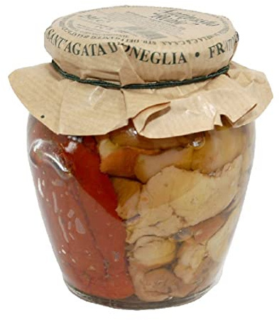 Antipasto Reale Giardiniera Mélange de légumes italiens à l'huile d'olive extra avec olives, cèpes, artichauts, tomates séchées 290 g