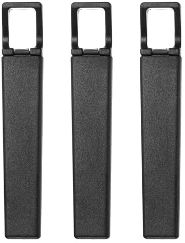 sourcing map 3Pcs 4.2 Travel Corkscrew Pocket Corkscrew Portable Wine Opener Plastic Rectangle Wine Cork Opener for Camping Travel, Black