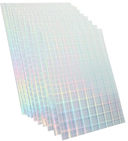 VILLFUL 20 Blätter Holografisches Druckpapier Aufkleber lilienopfer Druckerpapier große Versandetiketten Laserdrucker leere Etiketten selbstklebendes Adressetikett Japanisches Papier Name