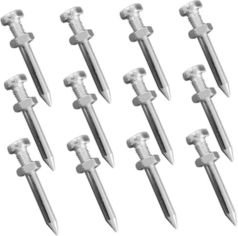 OUNONA Chaussures D'aération De Pelouse 26 Pointes Métalliques 4,2 Cm pour Jardin Et Entretien du Sol, Clous D'aération Robustes pour Améliorer La Santé du Gazon