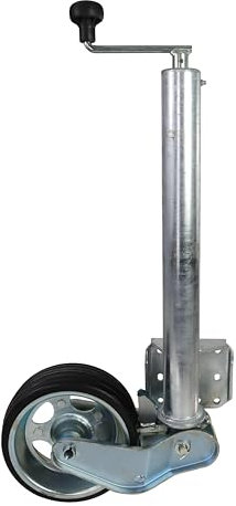 Automatik Stützrad Schwerlast 500kg Ø60mm extra Lang PKW Anhänger Spornrad 232x80mm Wohnanhänger Caravan Trailer