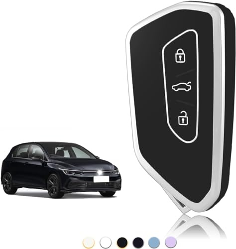 TOOMUME Schlüsselhülle, Autoschlüssel Hülle Passt für Cupra Born Formentor für VW Volkswagen Golf 8 MK8 Seat Leon MK4 Ateca Tarraco Skoda Octavia 8, Schlüsselcover Schutz Schlüssel Gehäuse - Smart Key
