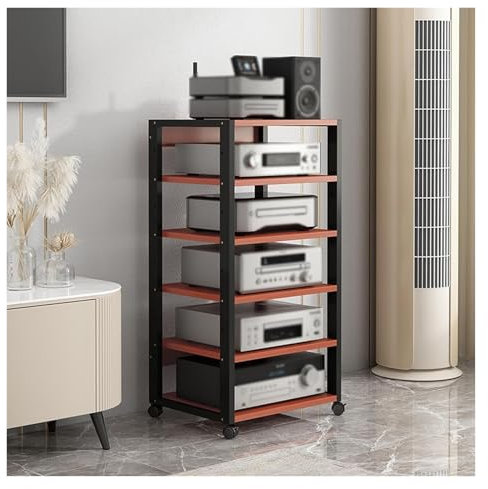 mueble equipo hifi Soporte For Equipos De Sonido Estéreo De 4, 5, 6 Y 7 Niveles, Torre De Vídeo For Cocina, Cine En Casa, Oficina, Unidad De Almacenamiento For Tocadiscos, Consola De Juegos, Estante C