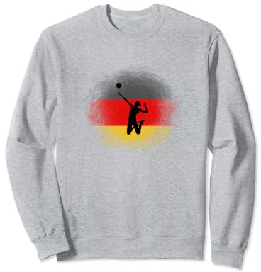 Volleyball Beachvolleyball Frauen Damen Deutschland Outfit Sweatshirt