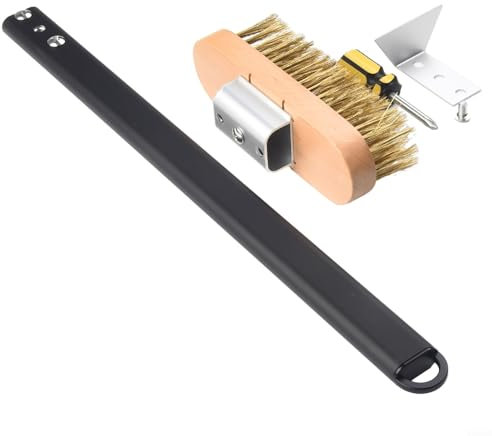 Oven Brushes Stove Cleaning Brush for Pizza Oven 40cm Long Handle Cleaning Grill Brushes for Kitchen BBQ Oven Cleaner Tool