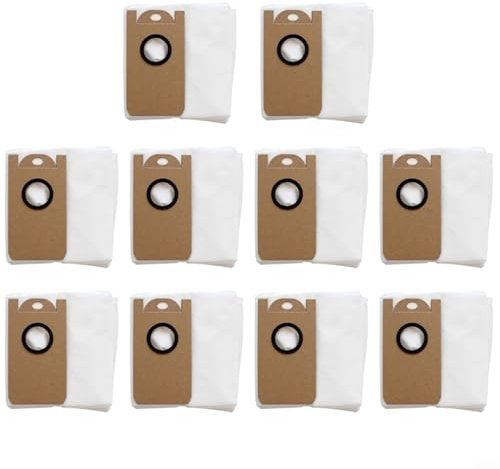 LVYXON For Laresar 10PCS Reusable Dust Bags For L6 Pro for Ultenic T10 Robot Vacuum Cleaner Accessories,Vacuum Fittings,Vacuum Attachments