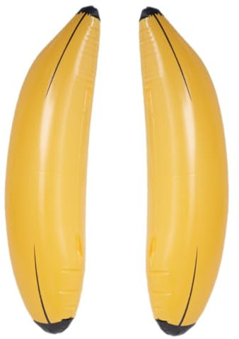 Vaguelly 2stücke Aufblasbare Banane Schwimmendes Spielzeug Pool Float Obst Dekoration Party Requisiten Für Poolparty Geburtstagsfeier Strand