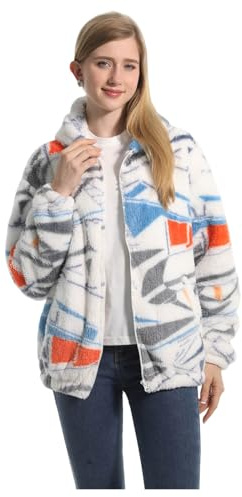 FELOVE Cremallera Chaqueta Corta de Invierno.Forro de Felpa Suave.Cómodo Jersey de otoño.Ropa Informal de Abrigo