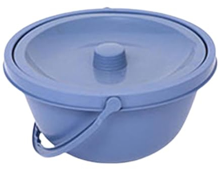 MotiveTech Inodoro Portátil, Urinario Liviano con Tapa, Inodoro de Noche, Botella para Acampar, RV, Hogar.