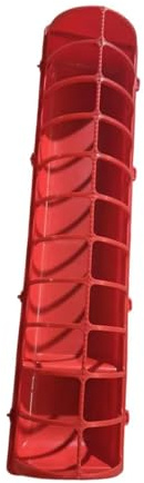 Fenteer Geflügelfutterautomat Hühnerfuttertrog Futterautomat Kein Abfall Futtertrog Fall, mit Wasserkasten, 68x16x14cm