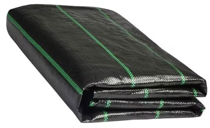 DIWAL Gartenvlies Unkrautvlies Unkrautfolie Unkrautschutz Für Gemüsebeet Blumenbeet Hof Terrasse Auffahrt Langlebig UV Beständig Atmungsaktiv Wasserdurchlässig Gartenabdeckung(1m x 100m)