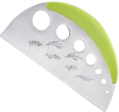 Strumento di rimozione spine rose,7 fori striscia fiore strumento – Forbici da taglio in acciaio inox 2 in 1 per cuochi donne uomini cena cavolo riccio cucina casalinga basilico