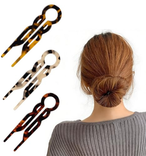 Xanthelle Hårnål, 5-pack hårnålar och fransk stift, franska hårnålar för kvinnor, elegant håraccessoar för updos, lämplig för alla hårtyper